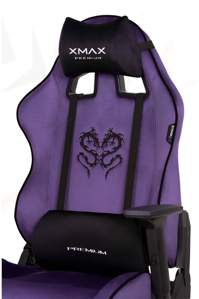 XMAX / Rio Balerion Terletmez Kadife Kumaş Mor Gaming Oyuncu Koltuğu / 120 Kg Taşır ürün görseli