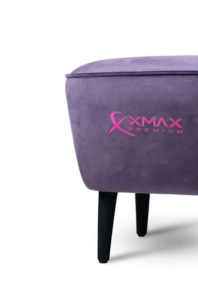 XMAX Arya Baby Face Kadife Mor Kumaş Üstü Kalın Süngerli Kaliteli Ayak Uzatma Pufu Mode:8 - Resim 6