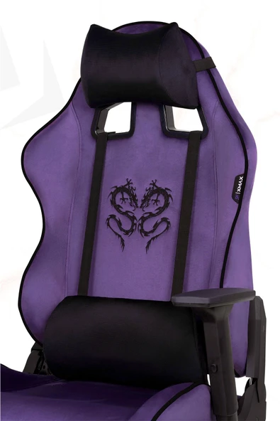 XMAX / Rio Balerion Terletmez Kadife Kumaş Mor Gaming Oyuncu Koltuğu / 120 Kg Taşır ürün görseli