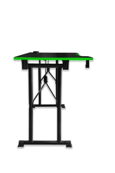 XMAX / JetKur Siyah MDF Bilgisayar Oyuncu Masası 160x70cm Sallanmaz Metal Ayaklı - Pratik Kurulum - Resim 3