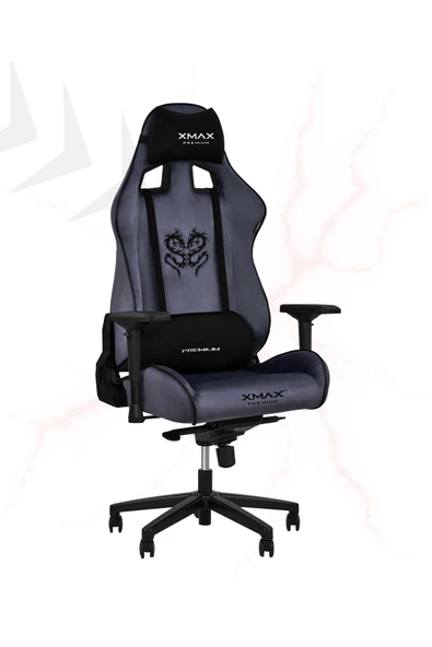 XMAX PRO 3'Ü BİR ARADA / Ayak Uzatmalı Kol Pedli Rio Plus Balerion 4D Kol Orijinal Yarasa Mekanizmalı Oyuncu Koltuğu - Resim 3