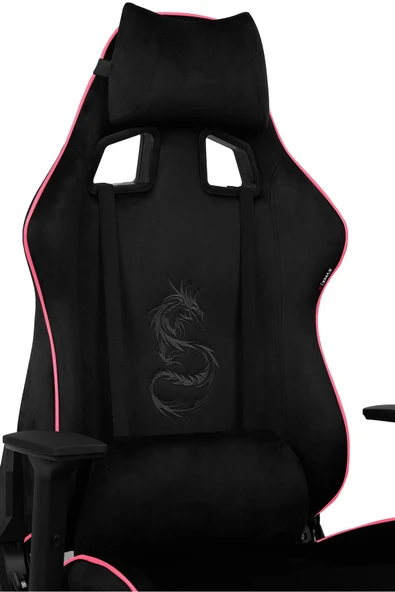 XMAX / Rio Pus Balerion Terletmez Kadife Kumaş Siyah Gaming Oyuncu Koltuğu / 120 Kg Taşır ürün görseli