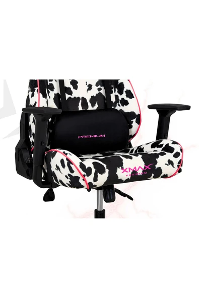 XMAX / Rio Plus Balerion Terletmez Kadife Kumaş Gaming Oyuncu Koltuğu / 120 Kg Taşır - Resim 2