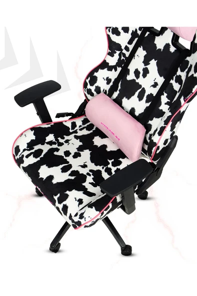 XMAX / Rio Balerion Terletmez Kadife Kumaş Dalmaçyalı Koltuk Gaming Oyuncu Koltuğu / 120 Kg Taşır - Resim 5