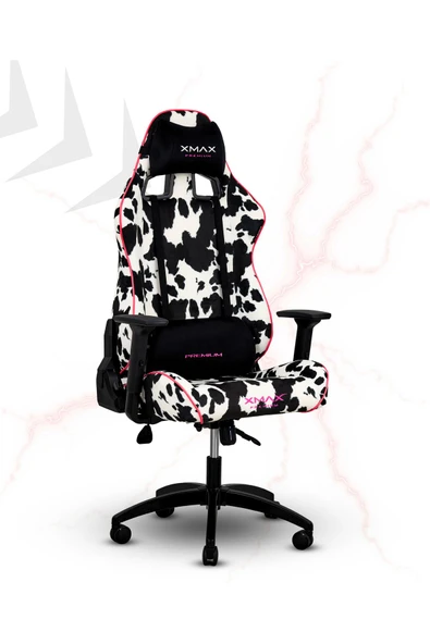 XMAX / Rio Plus Balerion Terletmez Kadife Kumaş Gaming Oyuncu Koltuğu / 120 Kg Taşır - Resim 4