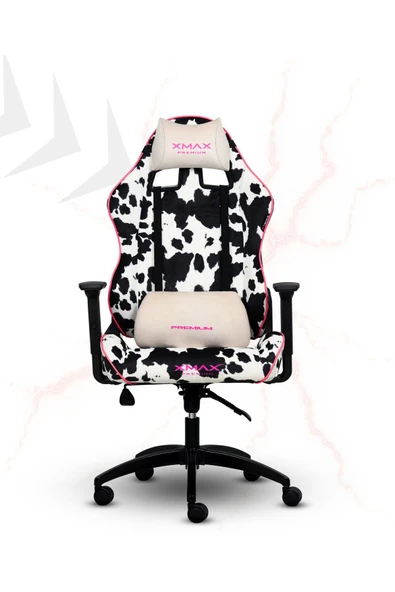 XMAX / Rio Balerion Terletmez Kadife Kumaş Dalmaçyalı Koltuk Gaming Oyuncu Koltuğu / 120 Kg Taşır - Resim 3