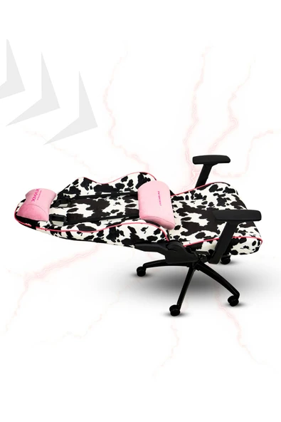 XMAX / Rio Plus Balerion Terletmez Kadife Kumaş Dalmaçyalı  Gaming Oyuncu Koltuğu / 120 Kg Taşır - Resim 6
