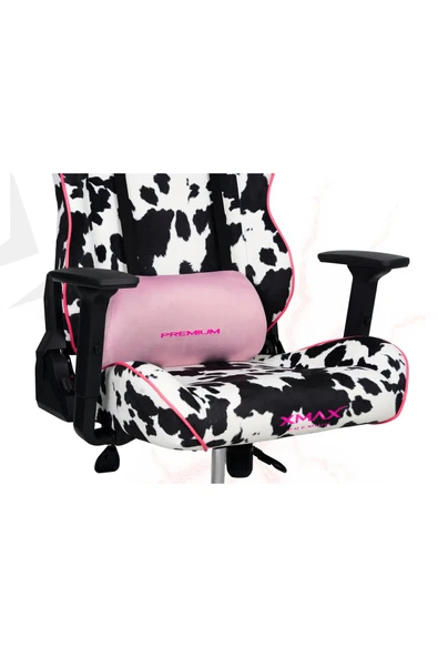 XMAX / Rio Balerion Terletmez Kadife Kumaş Dalmaçyalı Koltuk Gaming Oyuncu Koltuğu / 120 Kg Taşır - Resim 3