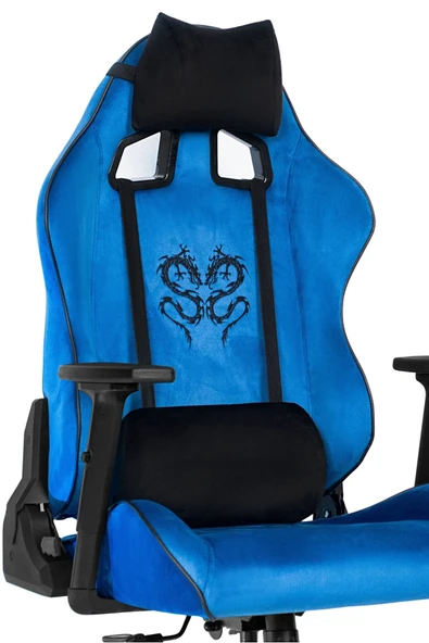 XMAX / Rio Balerion Terletmez Kadife Mavi Kumaş Gaming Oyuncu Koltuğu / 120 Kg Taşır ürün görseli