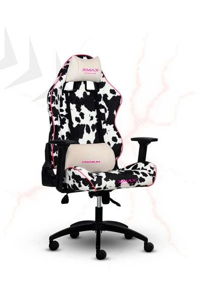 XMAX / Rio Balerion Terletmez Kadife Kumaş Dalmaçyalı Koltuk Gaming Oyuncu Koltuğu / 120 Kg Taşır - Resim 4