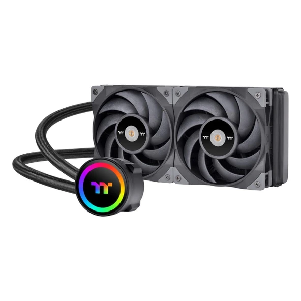 Thermaltake ToughLiquid Ultra 240 ARGB 240mm AM5/1851P Siyah İşlemci Sıvı Soğutucu ürün görseli 1