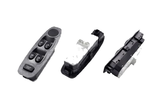 KRAFTVOLL 04050041 Cam Açma Kapama Anahtarı Hyundai Accent 00-03  Sol Ön Dörtlü (Gri 5 Tuş) - 2