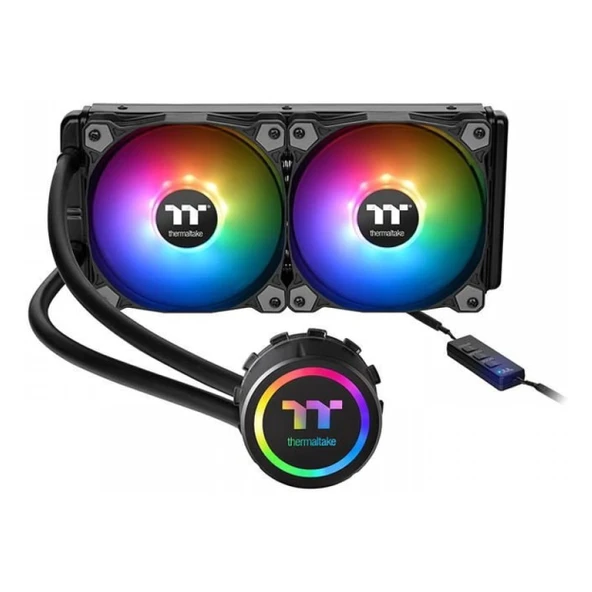 Thermaltake Water 3.0 240 ARGB 240mm AM5/1700P Siyah İşlemci Sıvı Soğutucu ürün görseli 1