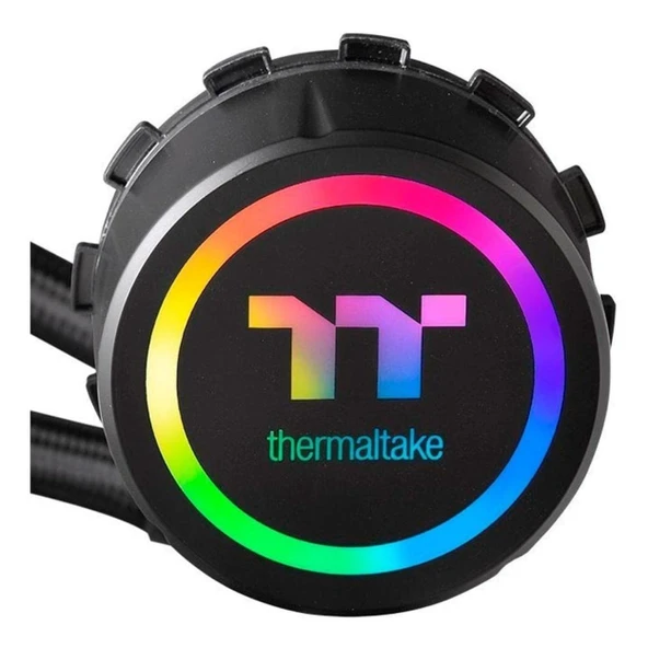 Thermaltake Floe Riing 280 TT Premium Edition RGB 280mm AM4/1151P Siyah İşlemci Sıvı Soğutucu - Resim 2
