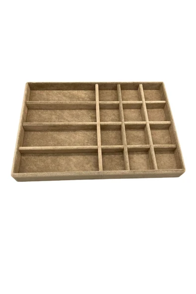 Paris Model Süet Kumaş Sütlü Kahve Renk 24/34 Cm  Takı Sergileme Standı - 4