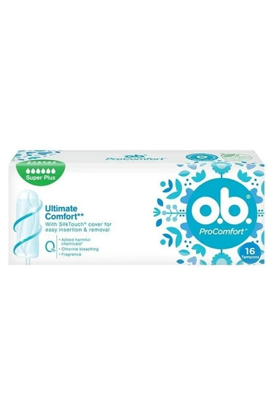 o.b. ProComfort Super Plus Tampon 6/6 Damla 16'lı Paket - 2