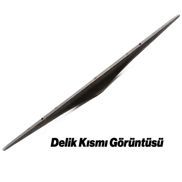 Olivin Antik Sarı Metal Kulp 192 mm 19.2 cm Mobilya Çekmece Mutfak Dolabı Dolap Kulpları Kulbu Kulpu - Resim 6