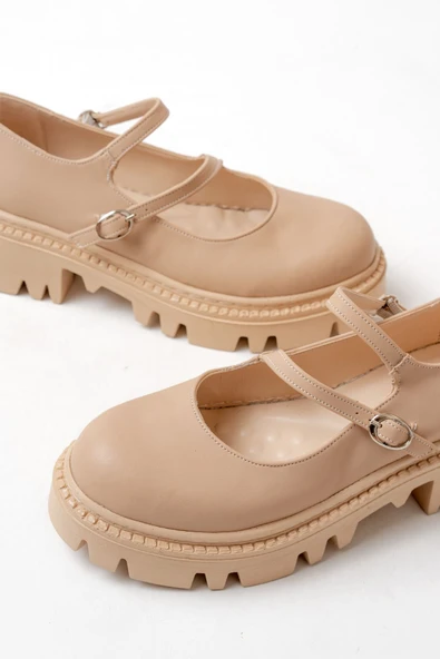 868-756 Nut Günlük Yüksek Tabanlı Loafer Ayakkabı - Resim 4