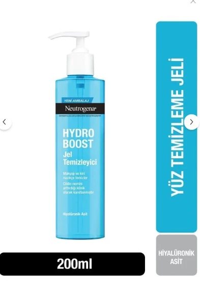 Neutrogena Hydro Boost Temizleyici Water Gel 200 Ml ürün görseli 1