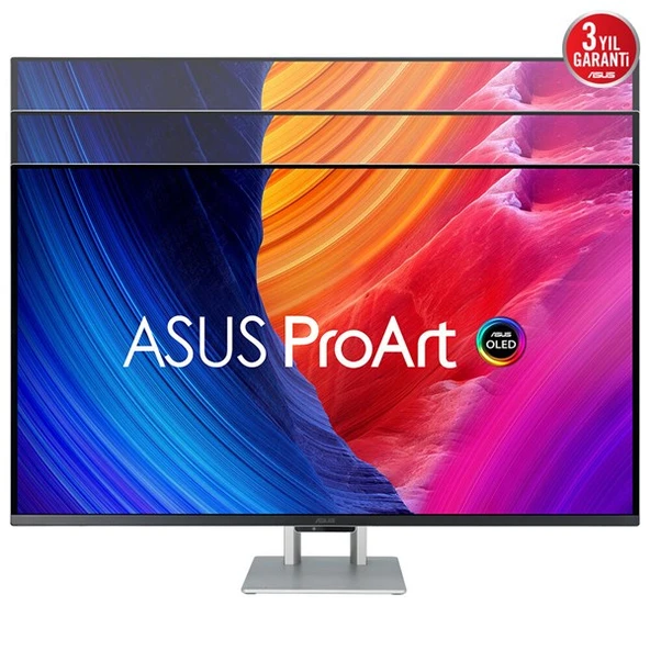 ASUS 31.5" OLED PROART PA32UCDM 0.1MS 240HZ HDMI-DP TYPEC GRAFİK TASARIM MONİTÖRÜ 3840X2160 - Resim 3