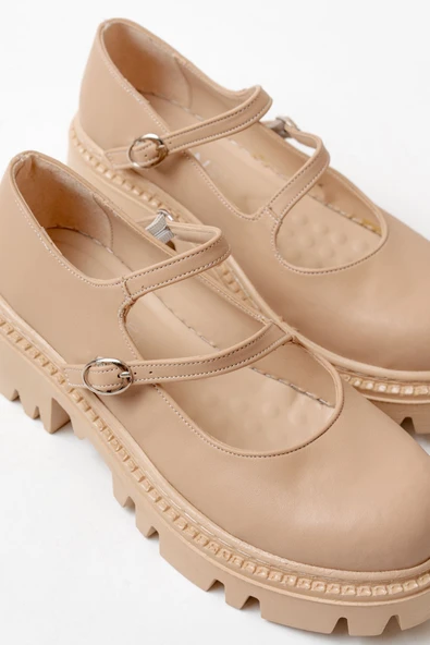 868-756 Nut Günlük Yüksek Tabanlı Loafer Ayakkabı - Resim 3