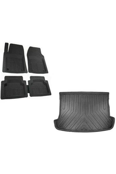 Rizline Hyundai Bayon 2021 Model 3d Bagaj Havuzu+3d Havuzlu Paspas Takımı ürün görseli