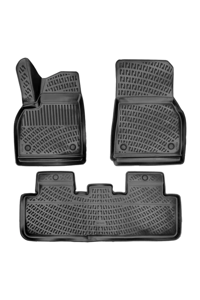 Rizline Tesla Model Y Juniper 2025 ve Sonrası 3D Havuzlu Paspas Siyah - Resim 5