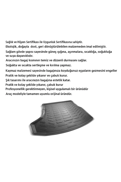 Rizline Opel Grandland 2017 sonrası ALT Bagaj Havuzu BMY - Resim 7