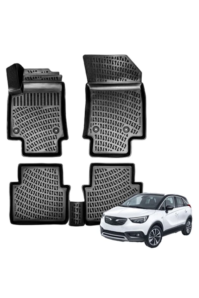Rizline Opel Crossland X (2017+) Kauçuk Paspas - (Siyah) ürün görseli