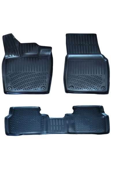 Rizline Volkswagen ID.7 Elektrikli 2023 Ve Sonrası 3D Paspas ve ALT Bagaj Havuzu Set - Resim 2