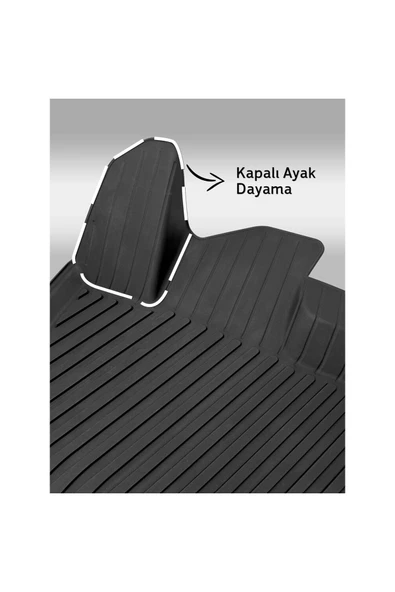 Rizline Togg T10x 2023 Ve Sonrası Uyumlu 3d Premium Havuzlu Paspas - Resim 4