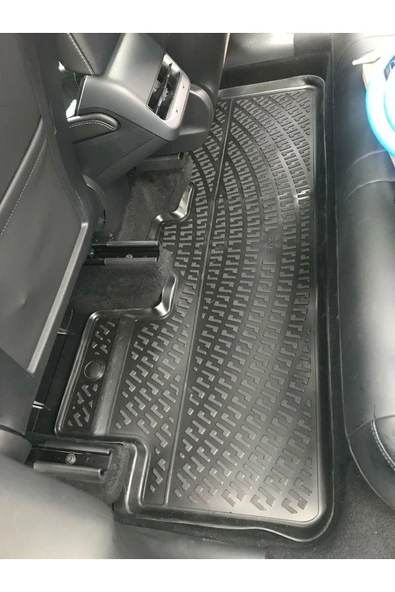 Rizline Tesla Model Y Juniper 2025 ve Sonrası 3D Havuzlu Paspas Siyah - Resim 4