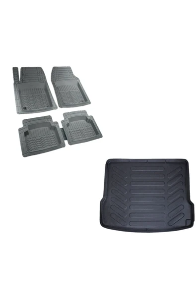 Rizline Renault Clio 5 2020 Model 3d Bagaj Havuzu+3d Havuzlu Paspas Takımı ürün görseli 1