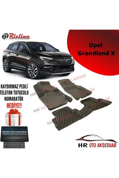 Rizline Hroto Opel Crossland X 2017 Sonrası 3d Havuzlu Paspas ürün görseli