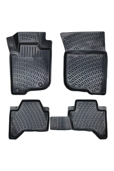 Rizline Mitsubishi L200 2005-2018 Araca Özel 3D Havuzlu Paspas Siyah BMY ürün görseli