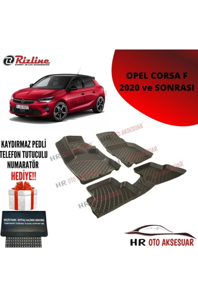 Rizline Hroto Opel Corsa F 2020 Sonrası 3d Havuzlu Paspas ürün görseli 1