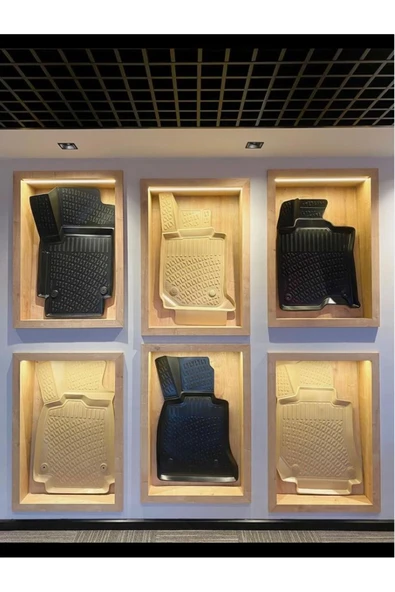 Rizline MG ZS Benzinli 2021Sonrası Araca Özel 3D Havuzlu Paspas Siyah BMY - Resim 7