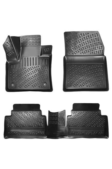 Rizline Citroen C5 Aircross 3D Paspas 3D Havuzlu Paspas 2023 Sonrası Siyah Renk - Rizline Marka ürün görseli