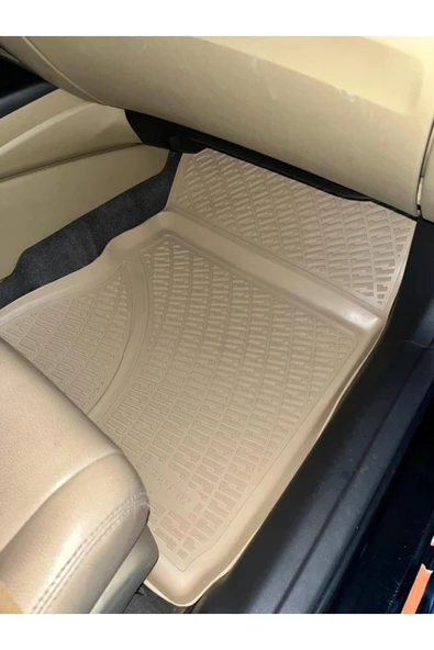 Rizline -honda Civic Sedan Fd6 Kasa 2006-2012 Model Uyumlu 3d Havuzlu Bej Paspas Tangarajotomotiv - Resim 2