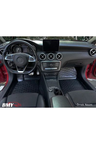 Rizline Peugeot 2008 2013-2019 Araca Özel 3D Havuzlu Paspas Siyah BMY - 2