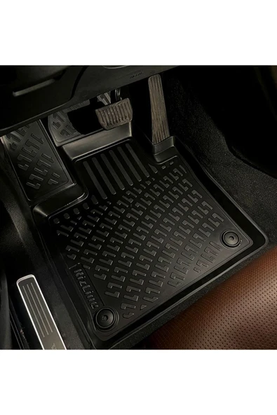 Rizline Peugeot 2008 2013-2019 Araca Özel 3D Havuzlu Paspas Siyah BMY - 5