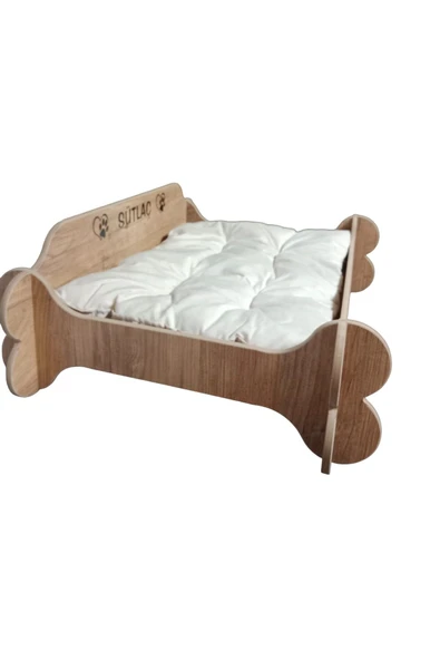 RealWood ÖZEL İSİM BASKILI KEDİ-KÖPEK YATAĞI - 3