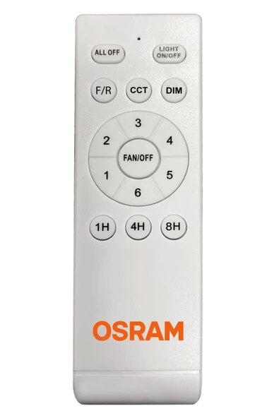 Osram Ceiling Blade Fan 18W 3 Kanatlı Siyah Kumandalı Tavan Vantilatörü - Resim 3