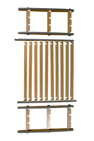 RealWood Ahşap Dekoratif Ayakkabılık, Portatif Ayakkabılık, Çok Amaçlı Dekoratif Raf 3 Katlı - 5