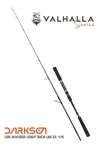 Fujin Valhalla Darksea 183cm 210gr Speed Jig Live Bait Kamışı - Resim 2