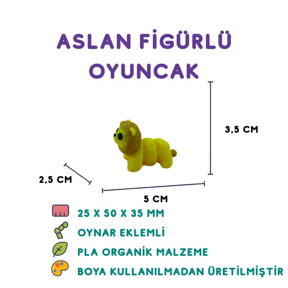 Aslan Figür -Minyatür Oyuncak
