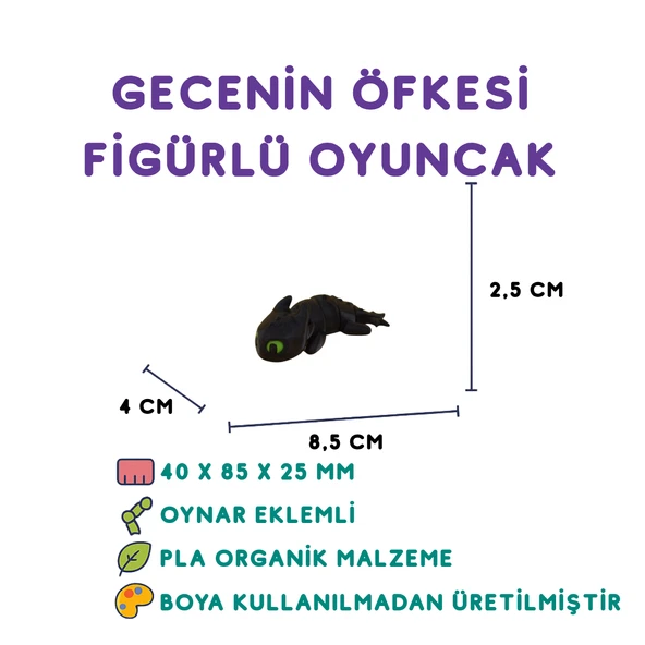 Gecenin Öfkesi Figür - Minyatür Oyuncak