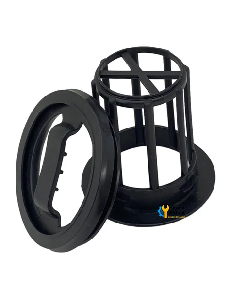 Fantom Uyumlu Magic P 3000 Süpürge Filtresi Kafesi ve Toz Torbası 5 Adet - Resim 2