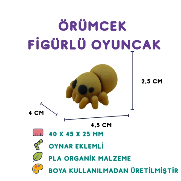 Örümcek Figür - Minyatür Oyuncak