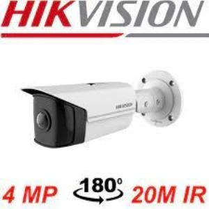 Hikvision DS-2CD2T45G0P-I 4MP IP 1,68 mm IR Bullet Kamera 180° Süper Geniş Açı - Resim 2